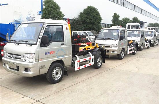 福田勾臂式垃圾車(chē)︱3方勾臂式垃圾車(chē)圖片