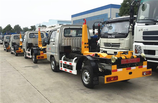 福田勾臂式垃圾車(chē)︱3方勾臂式垃圾車(chē)圖片